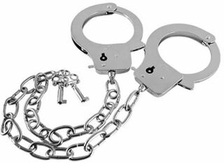 Металлические наручники GP METAL HANDCUFFS LONG CHAIN