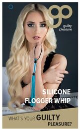 Флогер GP SILICONE FLOGGER WHIP BLUE