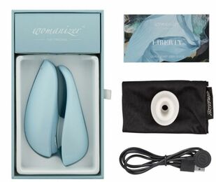 Бесконтактный стимулятор клитора Womanizer Liberty Powder Blue