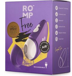 Вакуумный клиторальный стимулятор Romp Free Violet