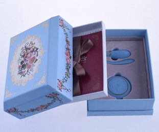 Вибромассажер для пар с функцией управления со смартфона ZALO Fanfan Set, Royal Blue