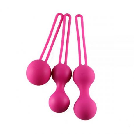 Набор вагинальных шариков Silicone Ben Wa Balls, Pink