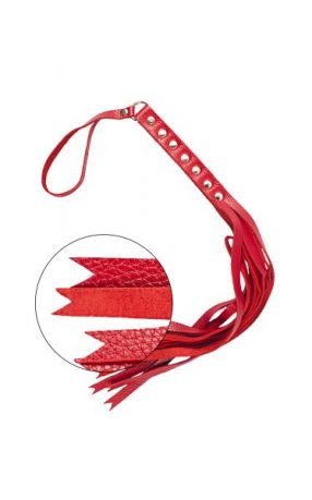 Флогер S&M Fancy Leather Floger, Red