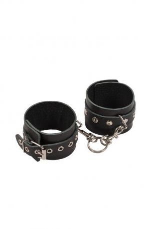 Наручники Leather Restraints Hand Cuffs, Black