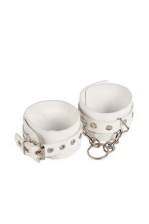 Наручники Leather Restraints Hand Cuffs, White