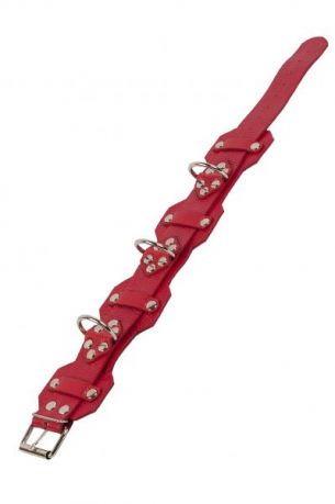 Ошейник VIP Leather Collar, Red