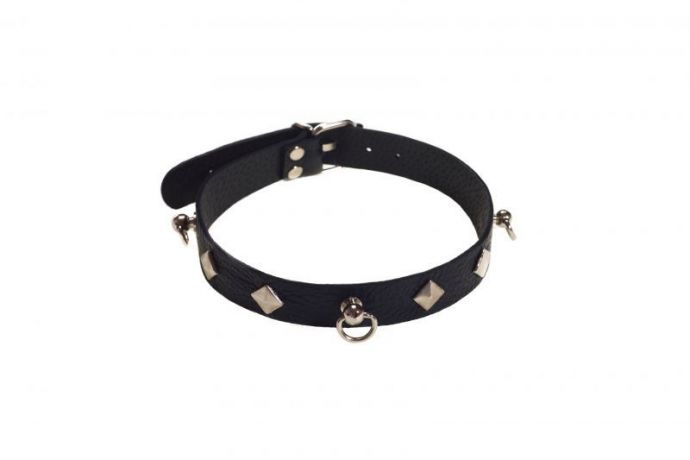 Ошейник Leather Choker, Black