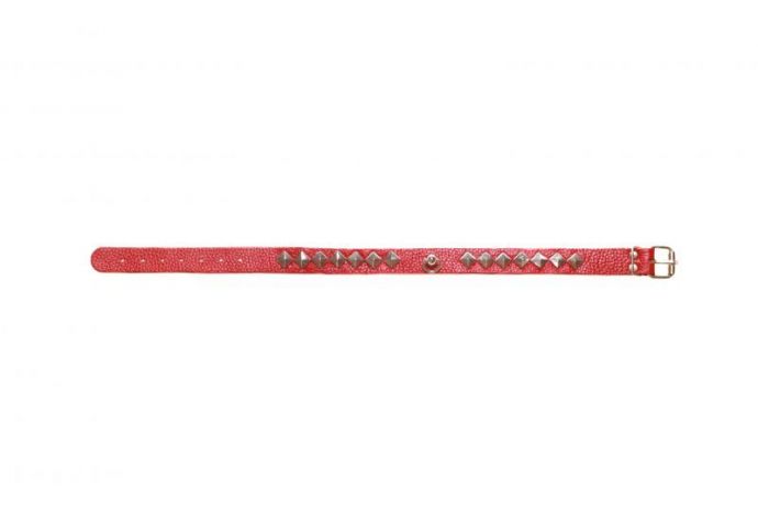 Ошейник SUB leather Choker, Red