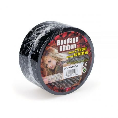 Лента для бондажа BONDAGE RIBBON, Black