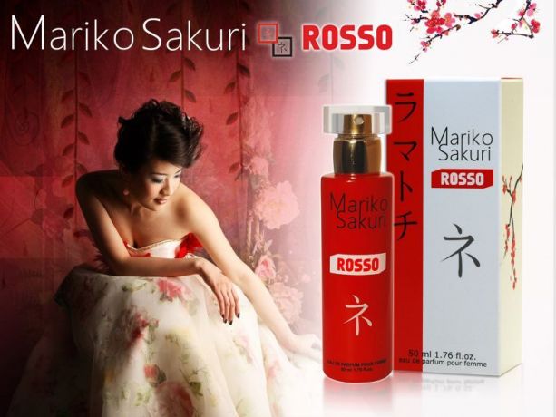Духи с феромонами женские Mariko Sakuri ROSSO, 50 мл