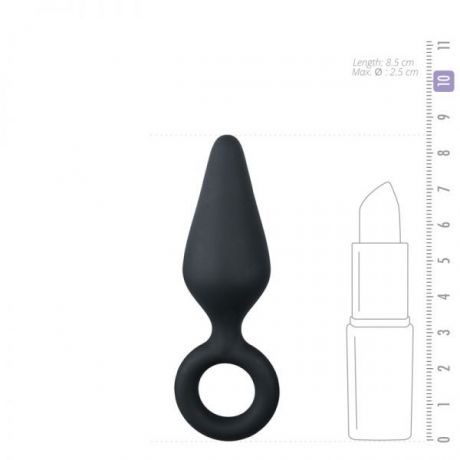 Анальная пробка Pointy Plug medium, Black
