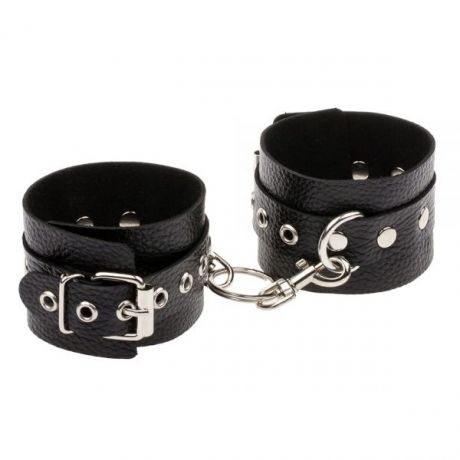 Наручники Leather Double Fix Hand Cuffs, Black