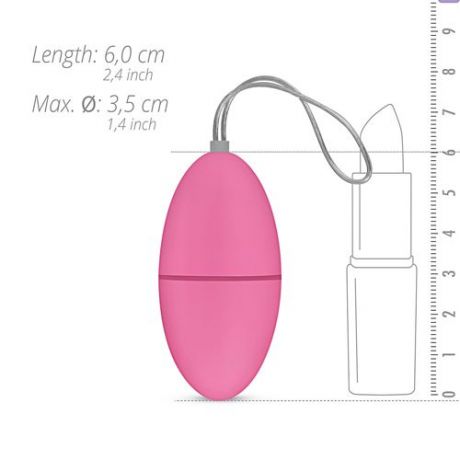 Виброяйцо Easytoys Remote Control, Pink