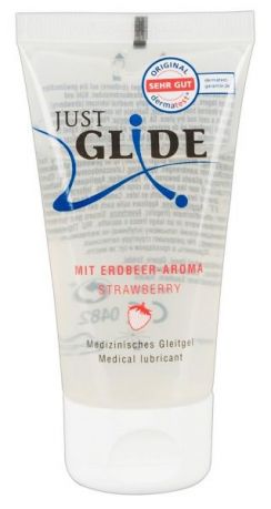 Лубрикант Just Glide Strawberry, 50 ml