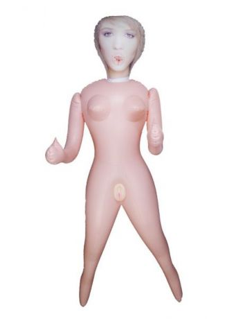 Кукла надувная Singielka с вставкой из киберкожи и вибростимуляцией