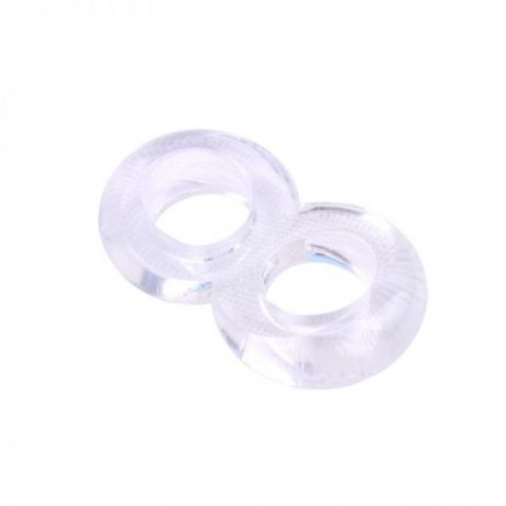 Эрекционное кольцо Duo Cock 8 Ball Ring, Clear