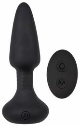 Анальная пробка с вибрацией Smooth Anal Dilator, Black