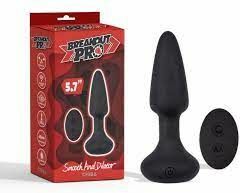 Анальная пробка с вибрацией Smooth Anal Dilator, Black