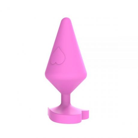 Анальный плаг Large Luv Heart Plug, Pink