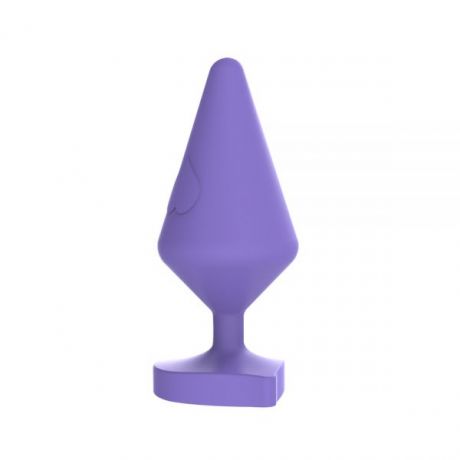 Анальный плаг Large Luv Heart Plug, Purple