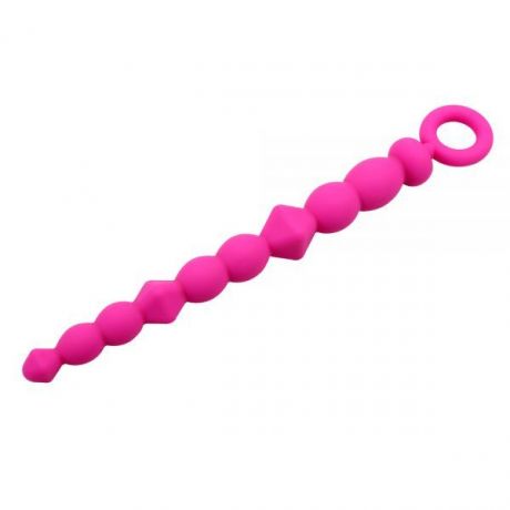 Анальная цепочка BENDY BEADS, Pink