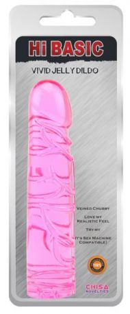 Фаллоимитатор VIVID JELLY DILDO, Pink