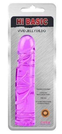 Фаллоимитатор VIVID JELLY DILDO, Purple