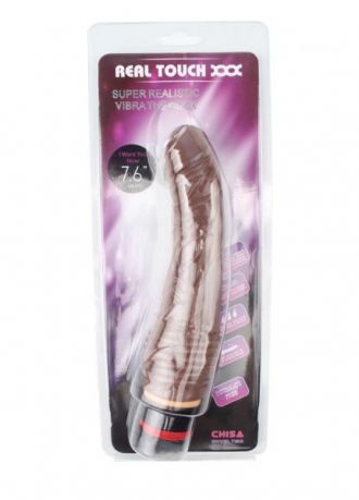 Вибромассажер 7.6” Vibe Cock, Brown