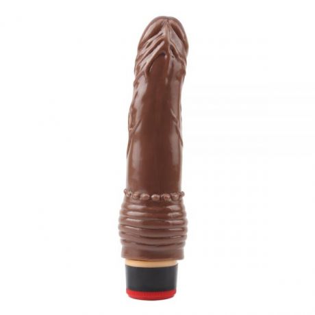 Вибромассажер 7.6” Vibe Cock, Brown