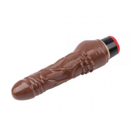 Вибромассажер 7.8” Vibe Cock, Brown