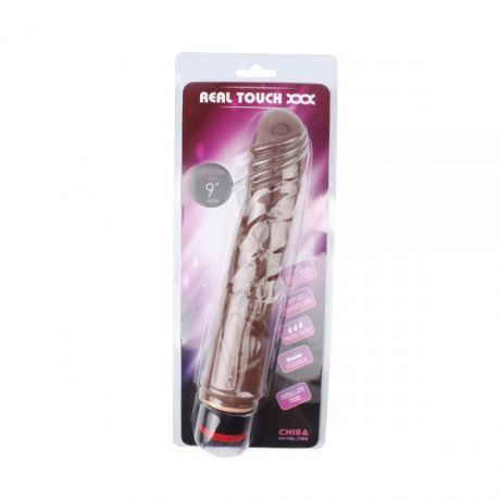 Вибромассажер 9” Vibe Cock, Brown