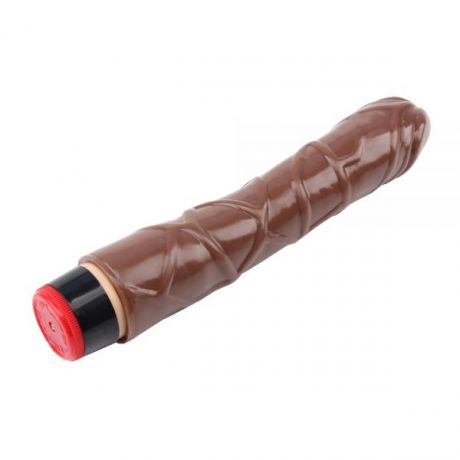 Вибромассажер 9” Vibe Cock, Brown