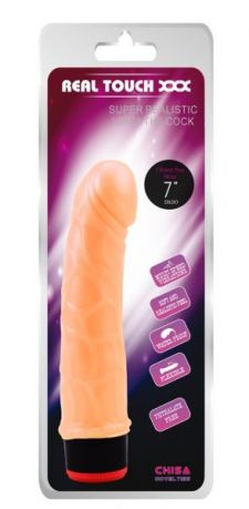 Вибромассажер 7” Vibe Cock, Flesh