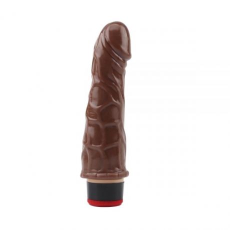 Вибромассажер 7” Vibe Cock, Brown