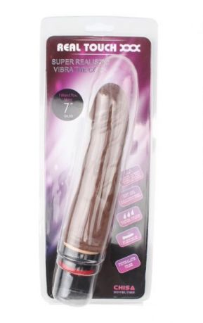 Вибромассажер 7” Vibe Cock, Brown