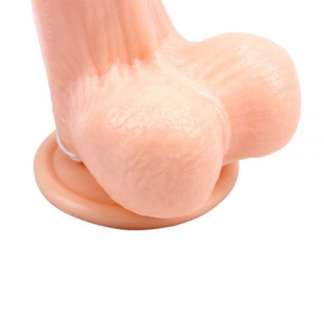 Вибромассажер JAMES DEEN 8.5" Vibrating Dildo, Flesh