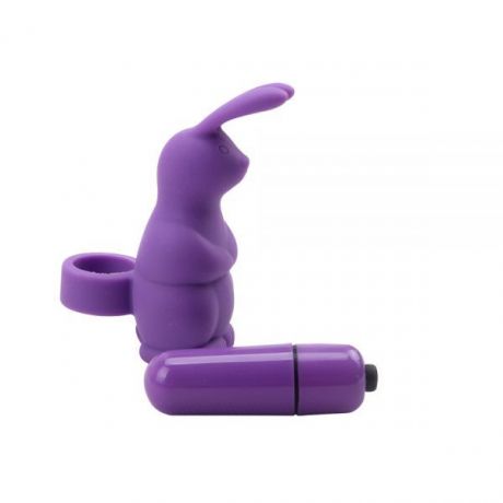 Вибромассажер на палец Sweeiie Rabbit, Purple