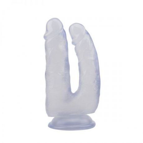 Фаллоимитатор двойной 6.3 Inch Dildo, Clear