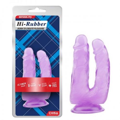 Фаллоимитатор двойной 6.3 Inch Dildo, Purple