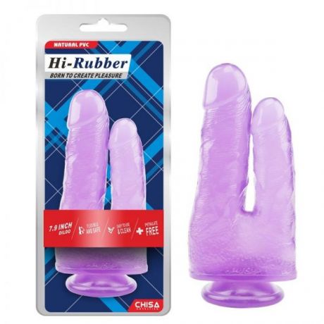 Фаллоимитатор двойной 7.9 Inch Dildo, Purple