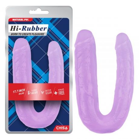 Фаллоимитатор двойной 17.7 Inch Dildo, Purple