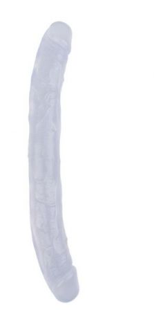 Двухсторонний фаллоимитатор 12.8 Inch Dildo, Clear