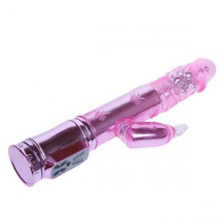 Вибромассажер Hi-Tech Throbbing Bunny, Light Pink