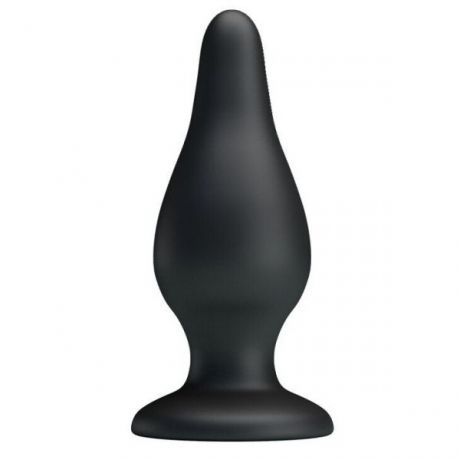 Анальный стимулятор Sturdy Silicone Anal Plug, Black