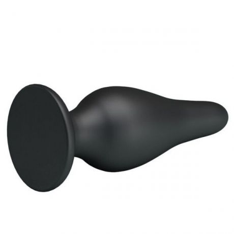 Анальный стимулятор Sturdy Silicone Anal Plug, Black