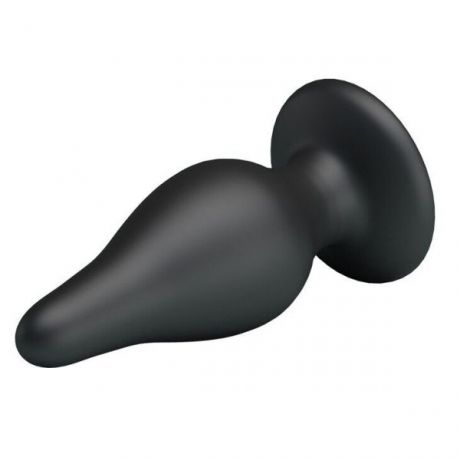 Анальный стимулятор Sturdy Silicone Anal Plug, Black