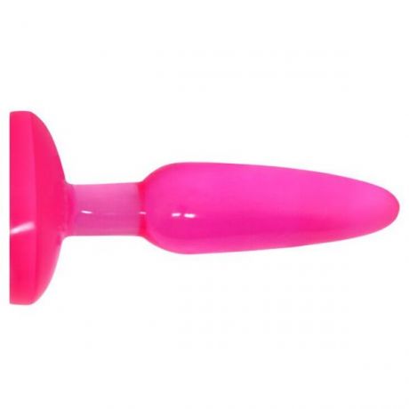 Анальная пробка на присоске Butt plug, Pink