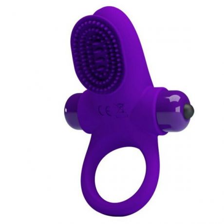 Эрекционное виброкольцо Vibrant penis ring II, Violet