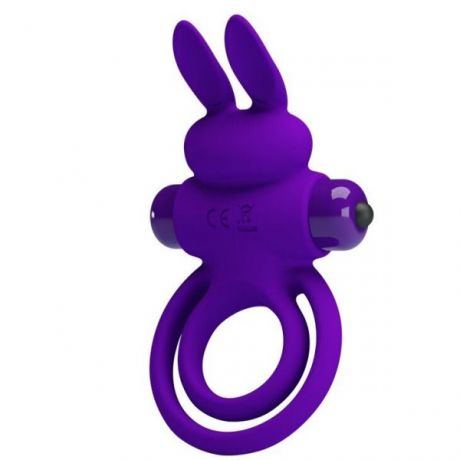 Эрекционное виброкольцо Vibrant penis ring III, Violet