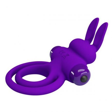 Эрекционное виброкольцо Vibrant penis ring III, Violet